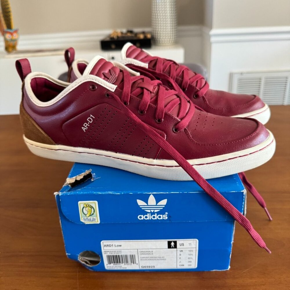 Adidas originals AR-D1 Low Men's 11 Cardinal Red